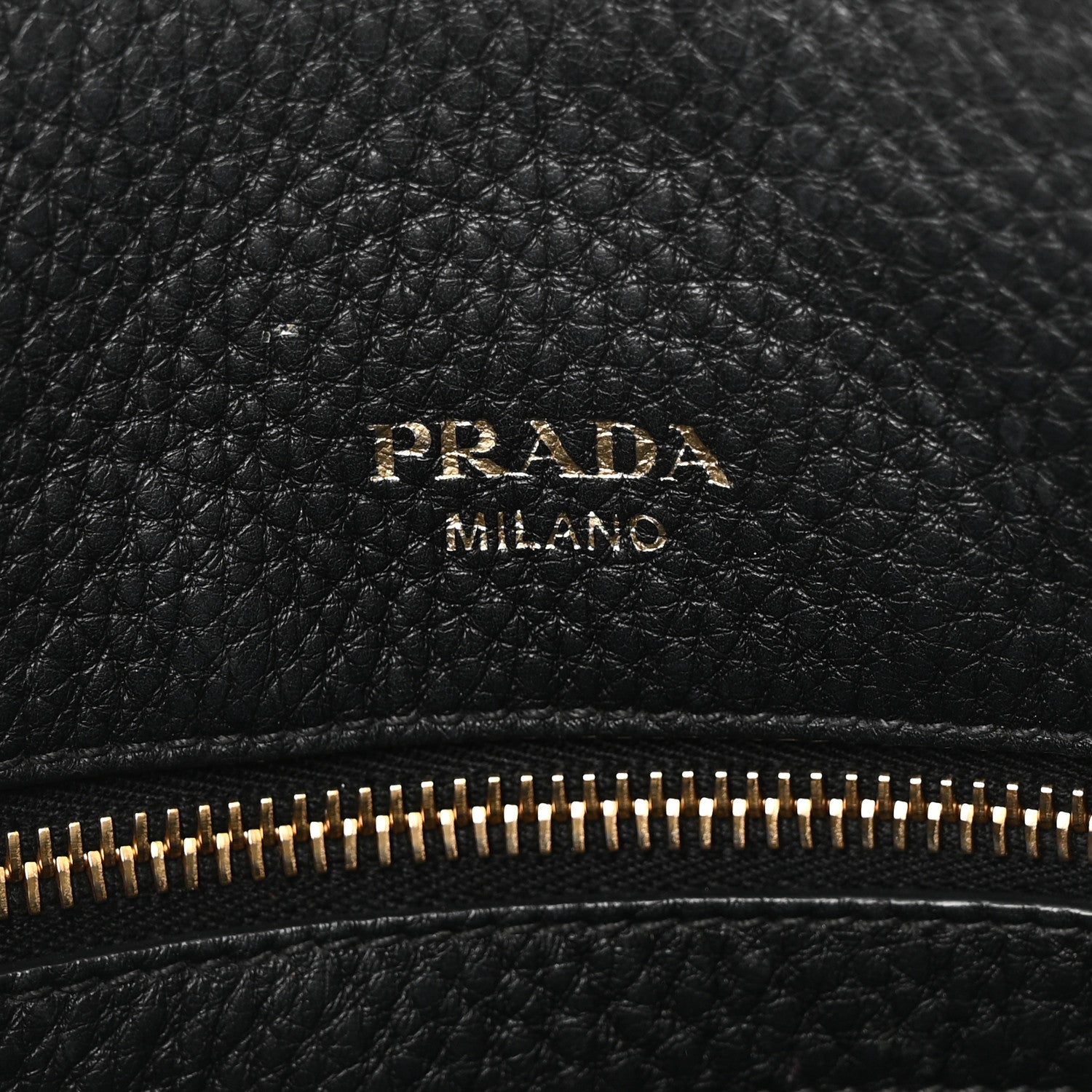 Prada Vitello Daino Boxy Tote Black 6 of 9