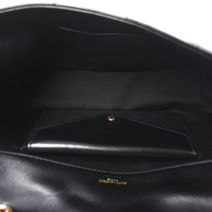 Saint Laurent Lambskin Matelasse Chevron Medium Loulou Black 5 of 9
