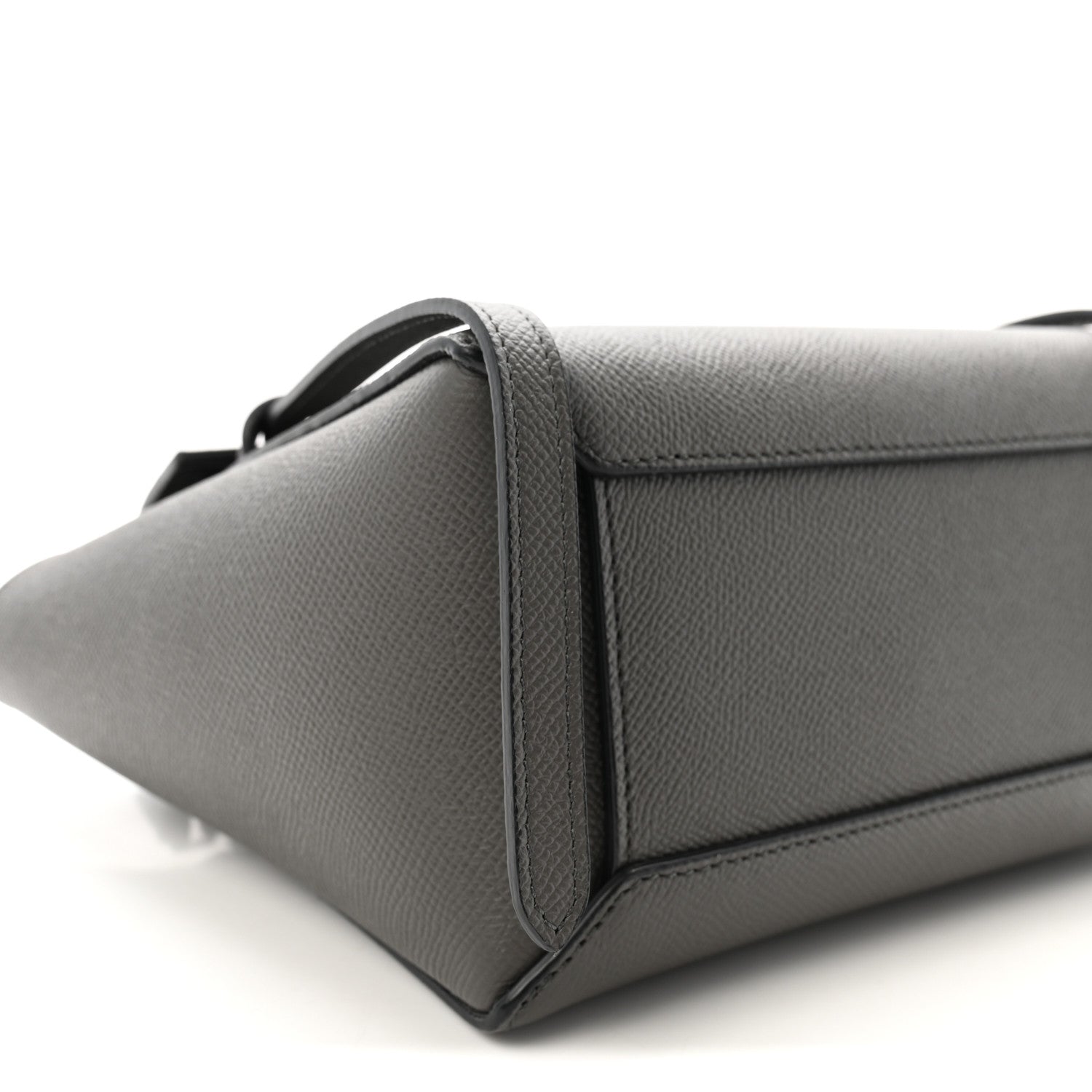 Celine Grained Calfskin Nano Belt Bag Grey 9 of 10