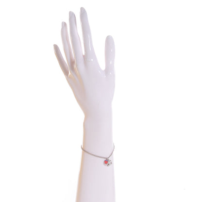 Chanel Enamel Ladybug CC Charm Bracelet Silver 2 of 5