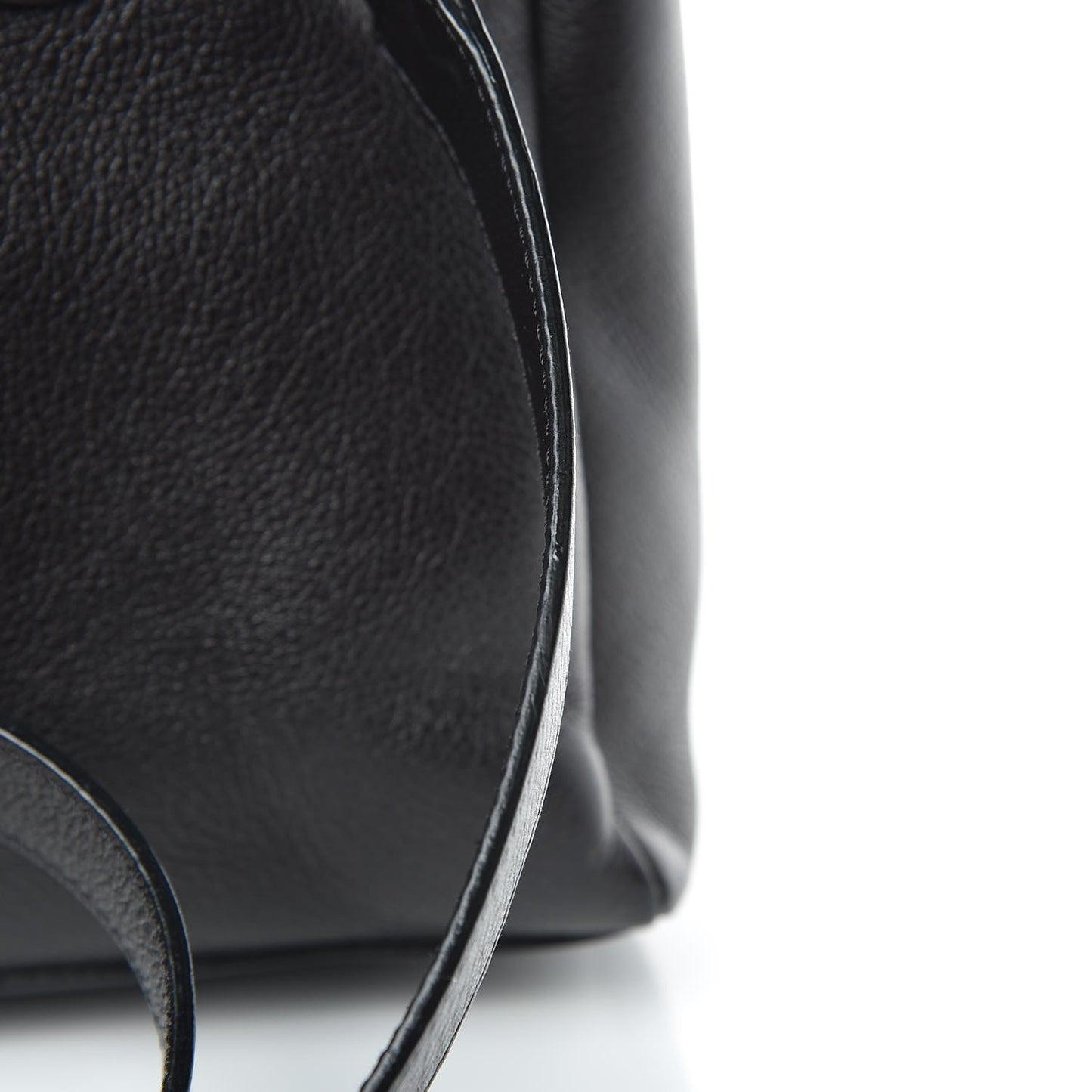 Calfskin Small Pandora Pure Flap Bag Black
