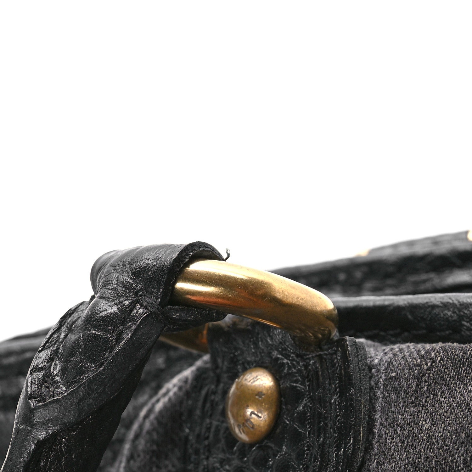 Louis Vuitton Denim Neo Cabby MM Black 11 of 12