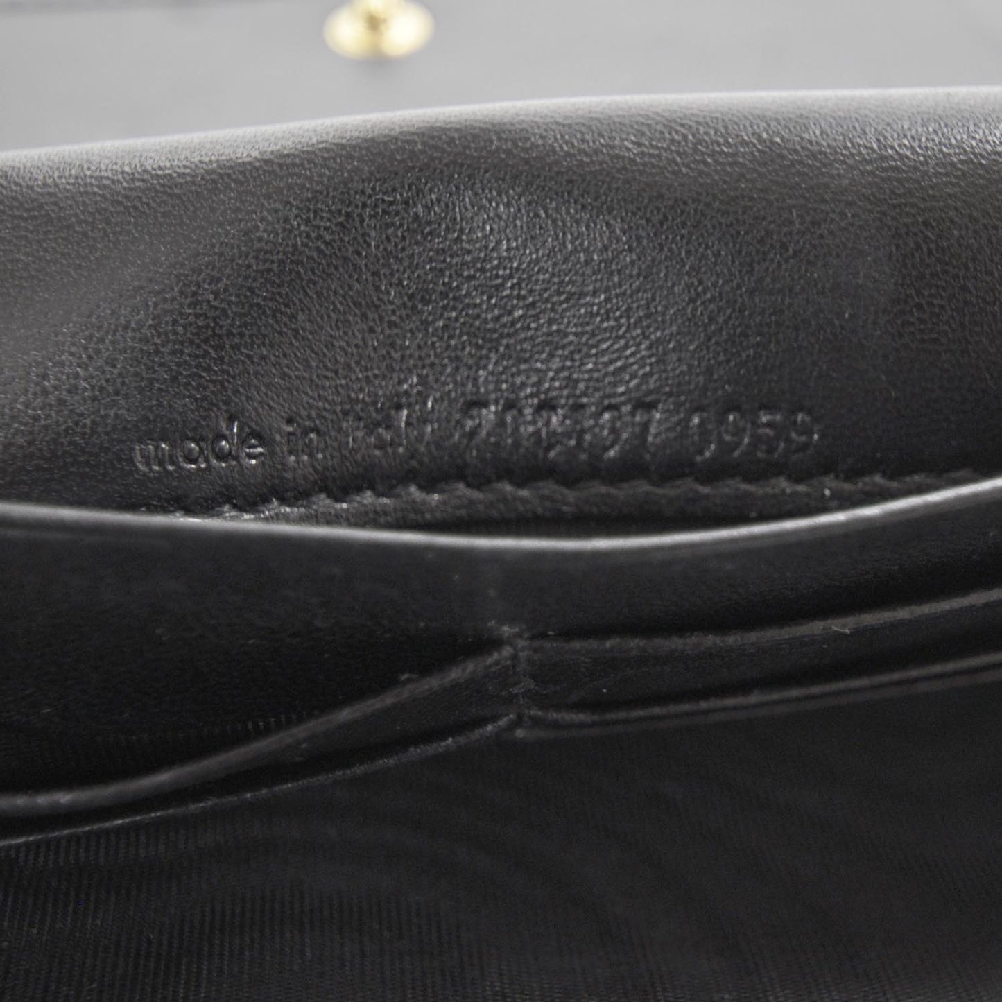 Patent Y-Mail Wallet Black