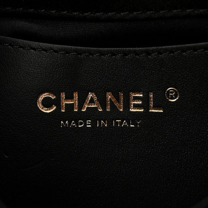 Chanel Velvet Flap Pouch Black 5 of 6