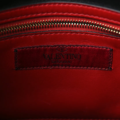 Valentino Garavani Lambskin Medium Rockstud Spike Shoulder Bag Black 6 of 6