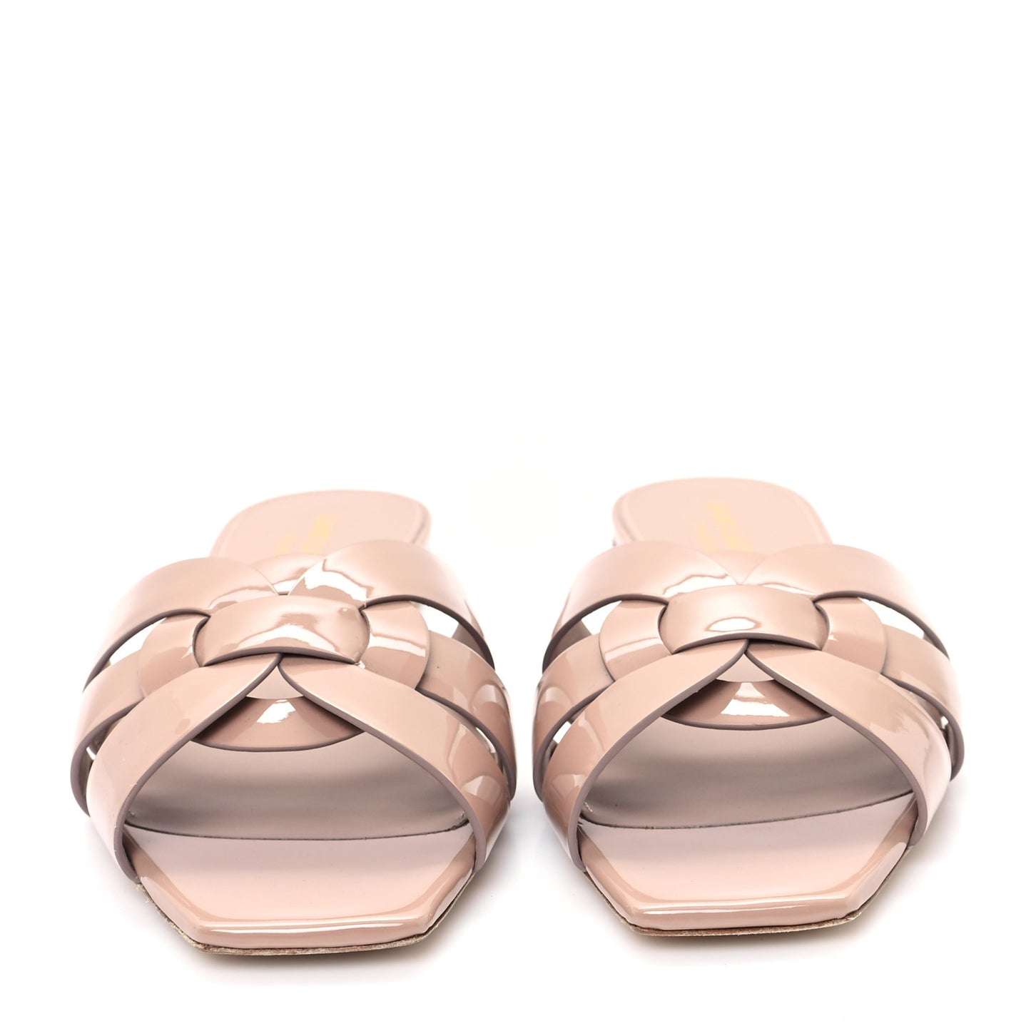 Patent Tribute 05 Slide Sandals 39.5 Nude