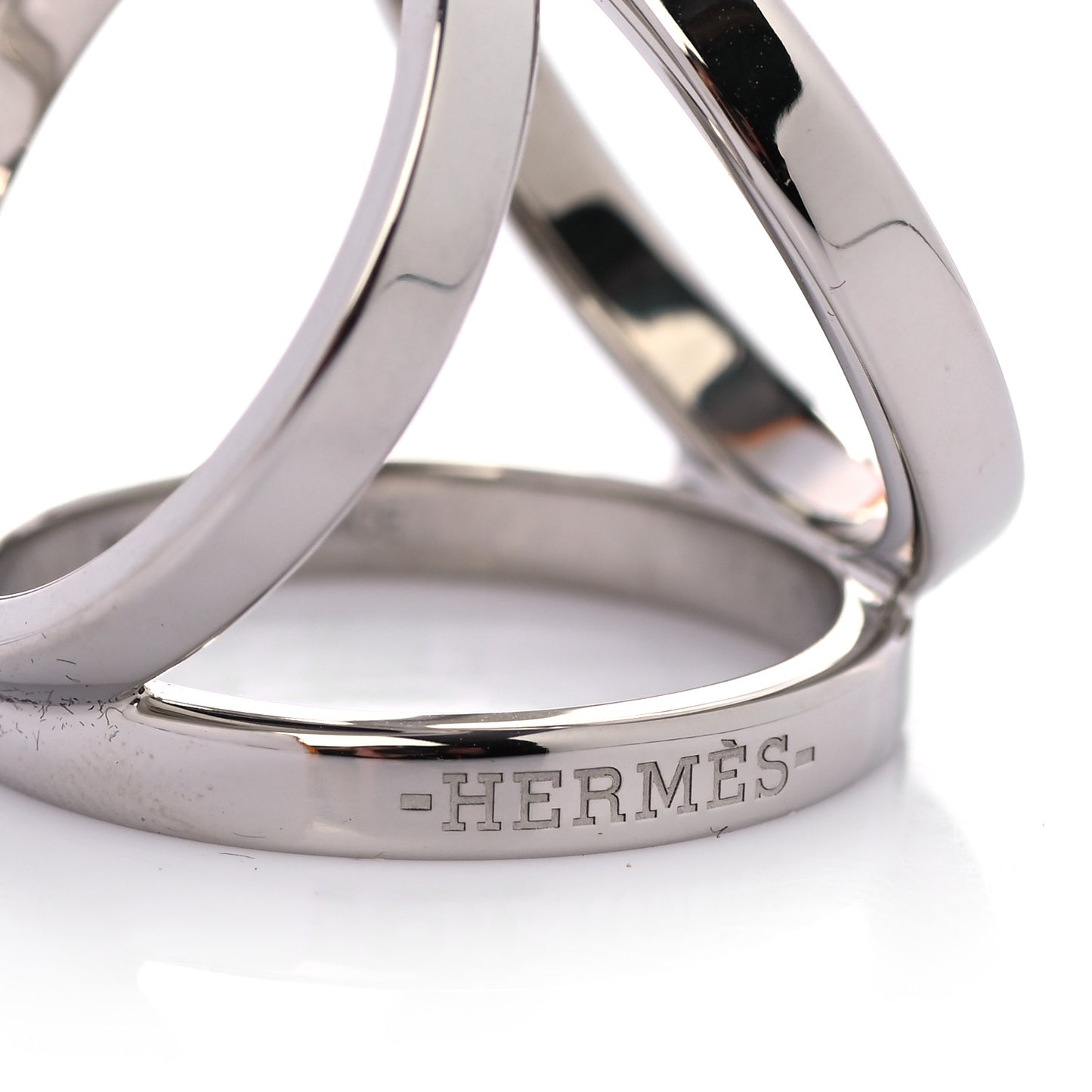 Palladium Trio Scarf Ring