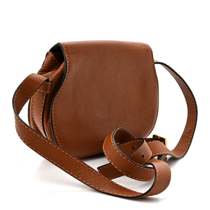 Chloe Calfskin Mini Marcie Round Crossbody Bag Tan 2 of 8