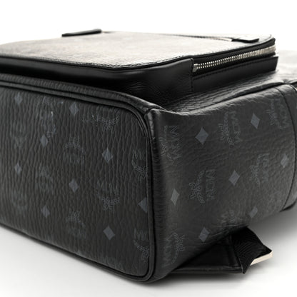 MCM Visetos Medium Stark Backpack Black 9 of 10