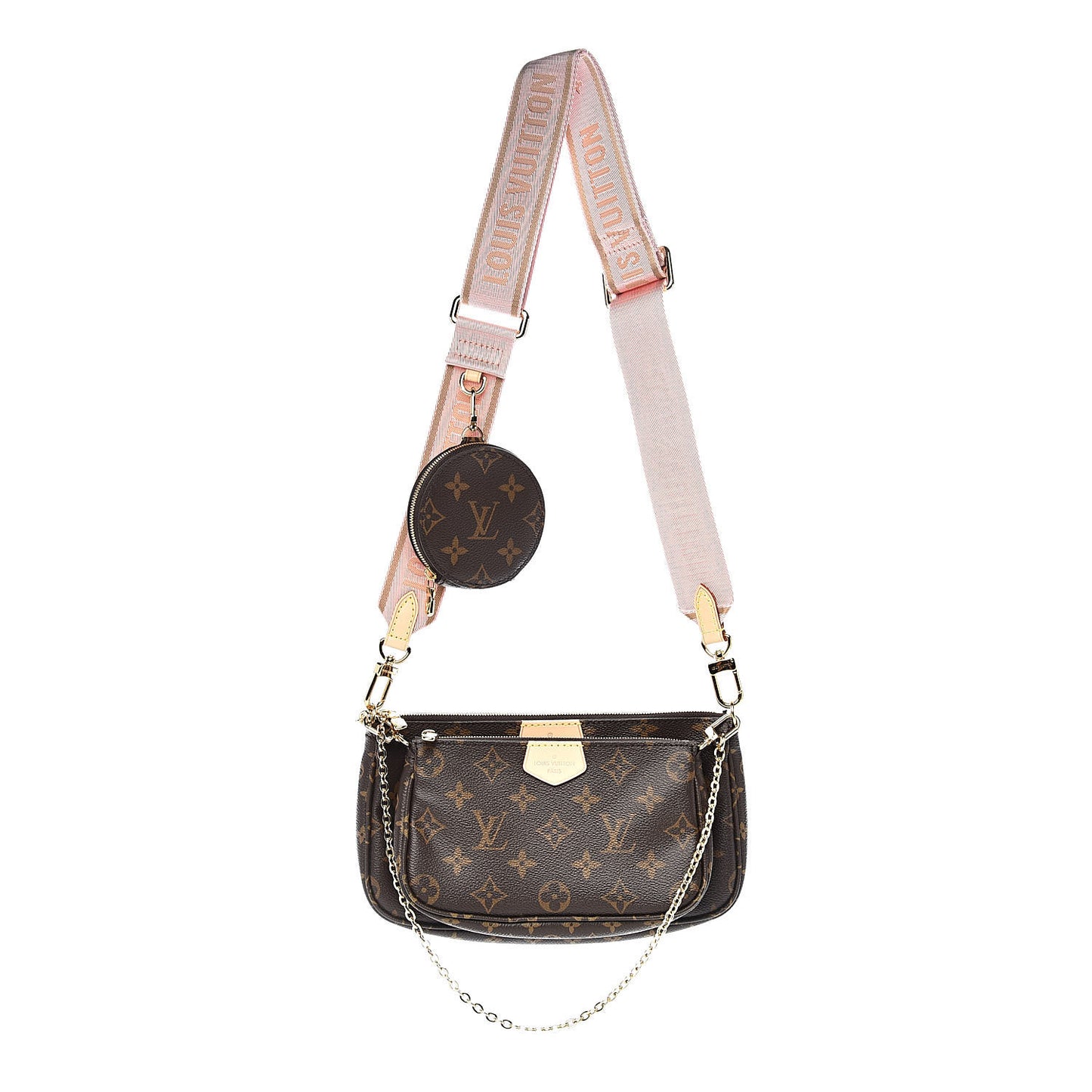 Monogram Multi Pochette Accessories Rose Clair
