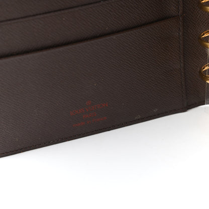 Louis Vuitton Damier Ebene Medium Ring Agenda Cover 8 of 11