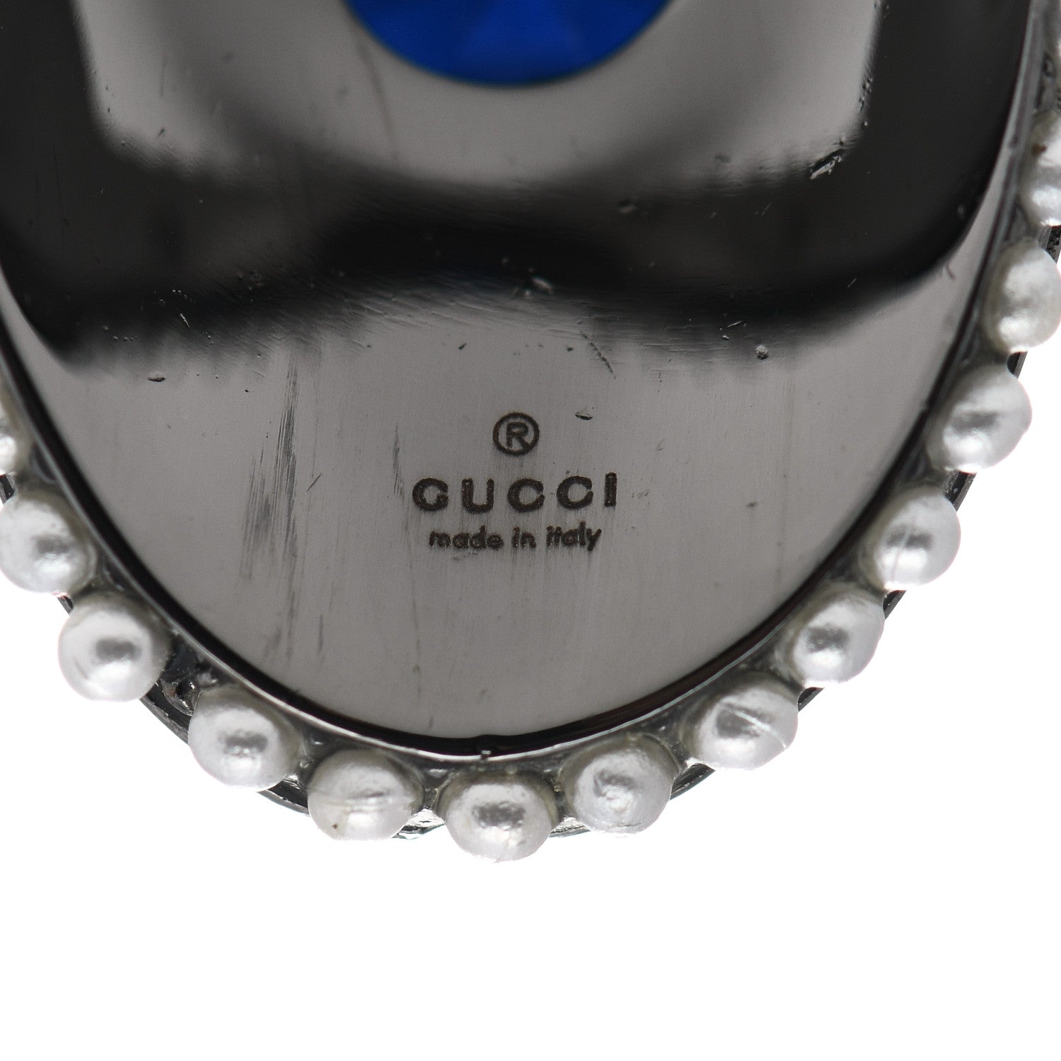 Gucci Swarovski Crystal Pearl Ring 6.5 Multicolor 5 of 7