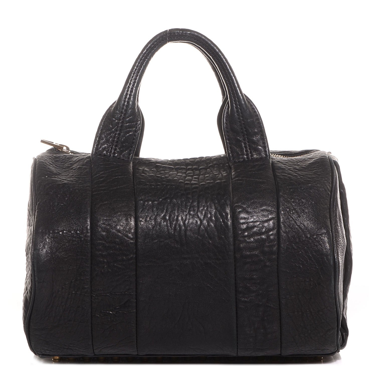 Alexander Wang Pebbled Lambskin Rocco Black Antique Brass Hardware 1 of 8