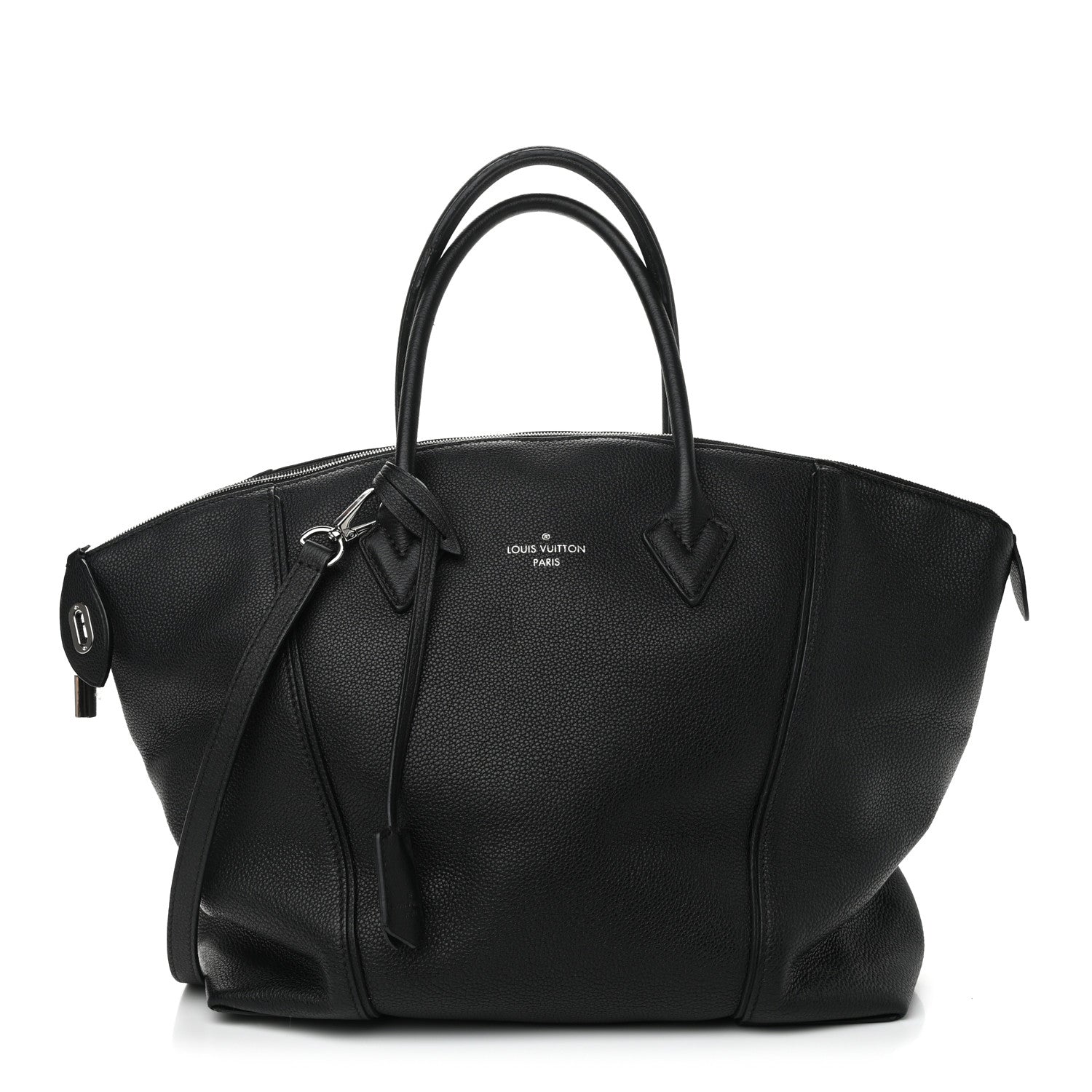Louis Vuitton Veau Cachemire Soft Lockit MM Black 987678 – FASHIONPHILE