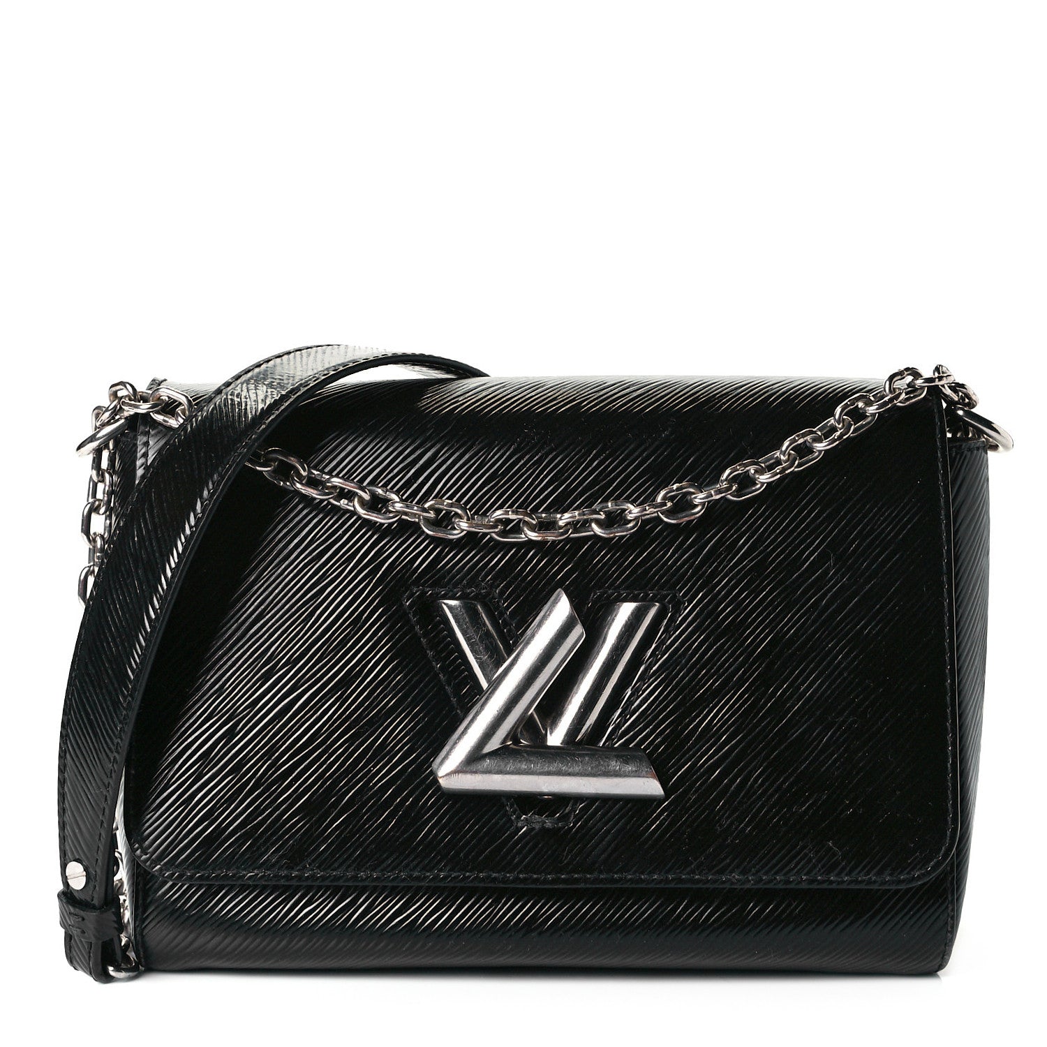 Louis Vuitton Electric Epi Twist Shoulder Bag MM Black 1 of 7