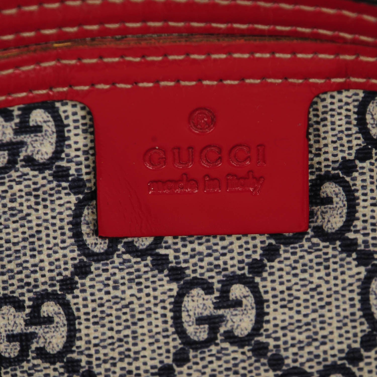 Gucci GG Plus Monogram Tattoo Heart Small Joy Boston Red 6 of 8