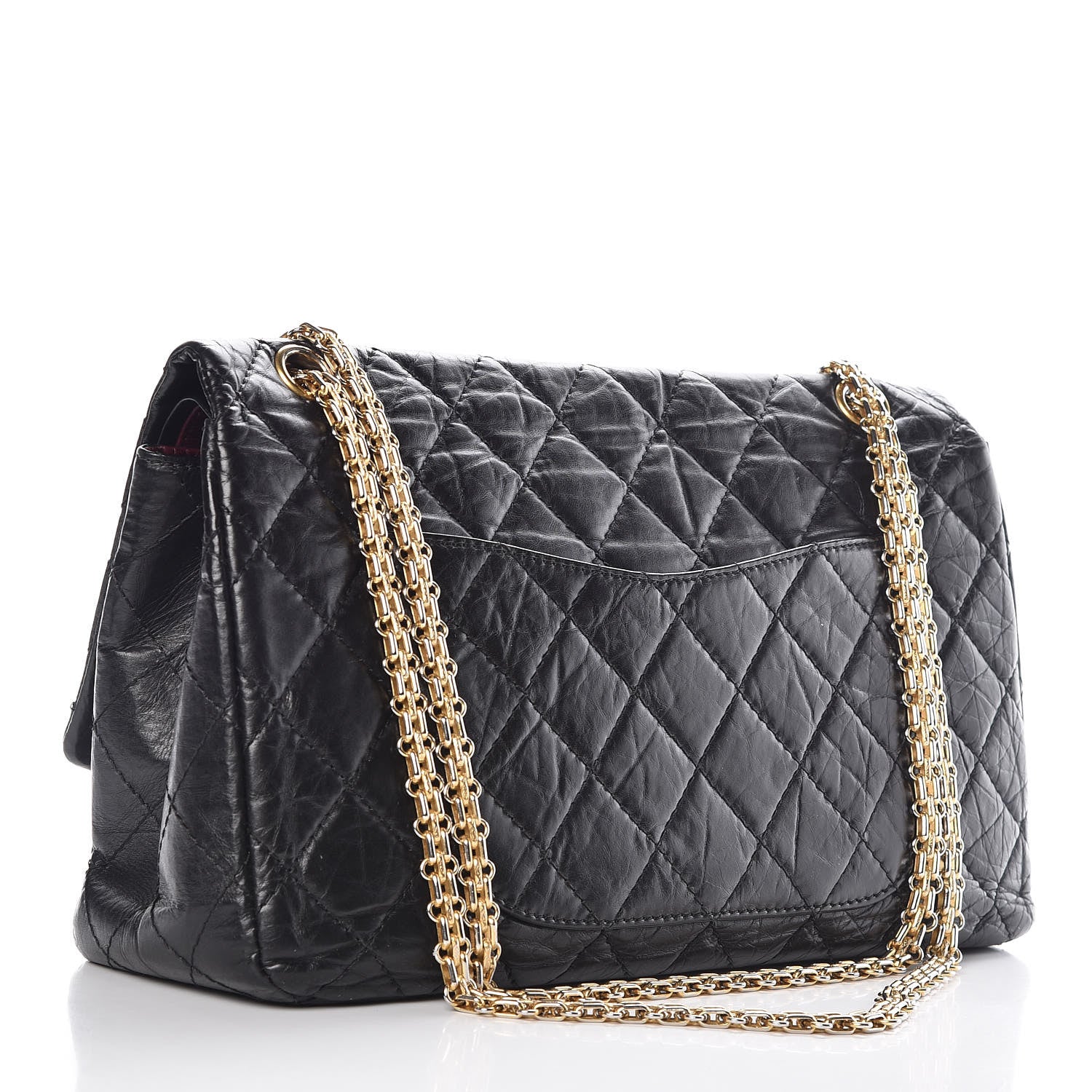 Chanel Aged Calfskin Quilted 2.55 Reissue 227 Flap Black 3 of 16