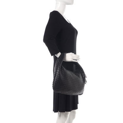 Bottega Veneta Nappa Intrecciato Medium Veneta Hobo Black 2 of 10