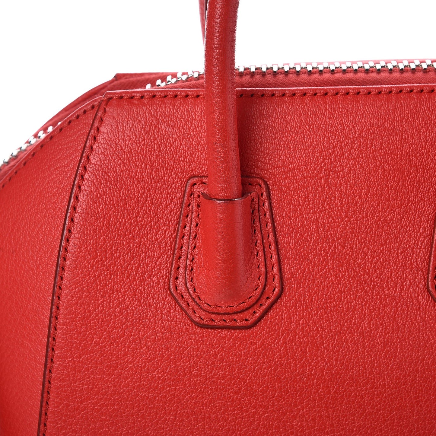 Sugar Goatskin Mini Antigona Red