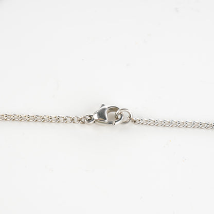 Chanel Enamel Pearl Coco Over The Moon Pendant Necklace Black Silver 3 of 4