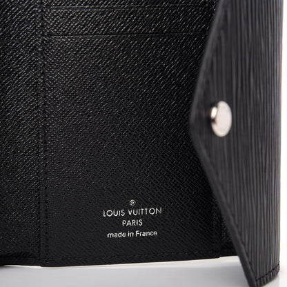 Louis Vuitton Epi Victorine Wallet Black 6 of 7