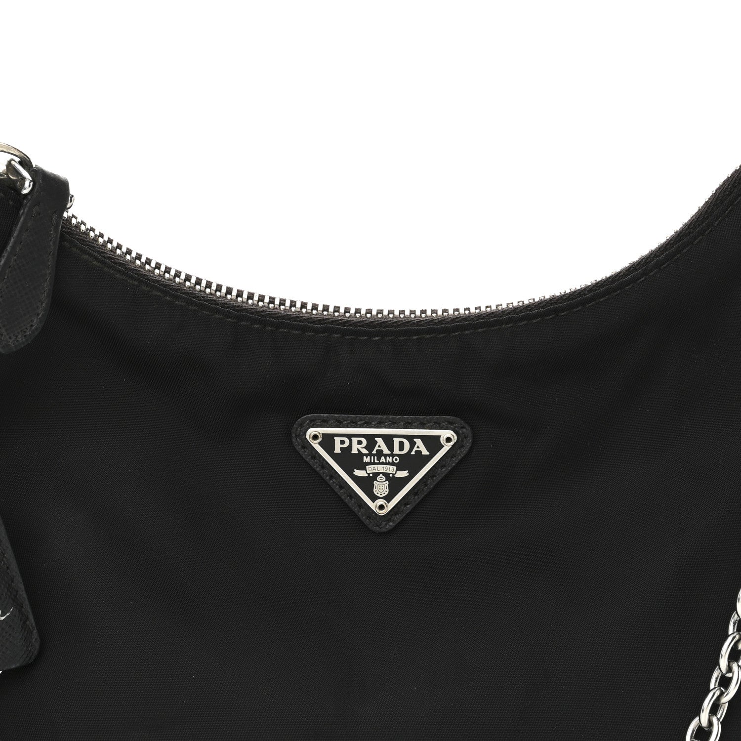 Prada Nylon Re-Edition 2005 Shoulder Bag Black 8 of 11