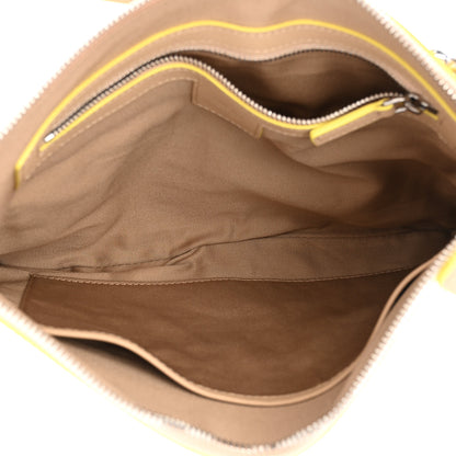 MCM Calfskin Ottomar Monogram Aren Crossbody Pouch Beige Croissant 5 of 8