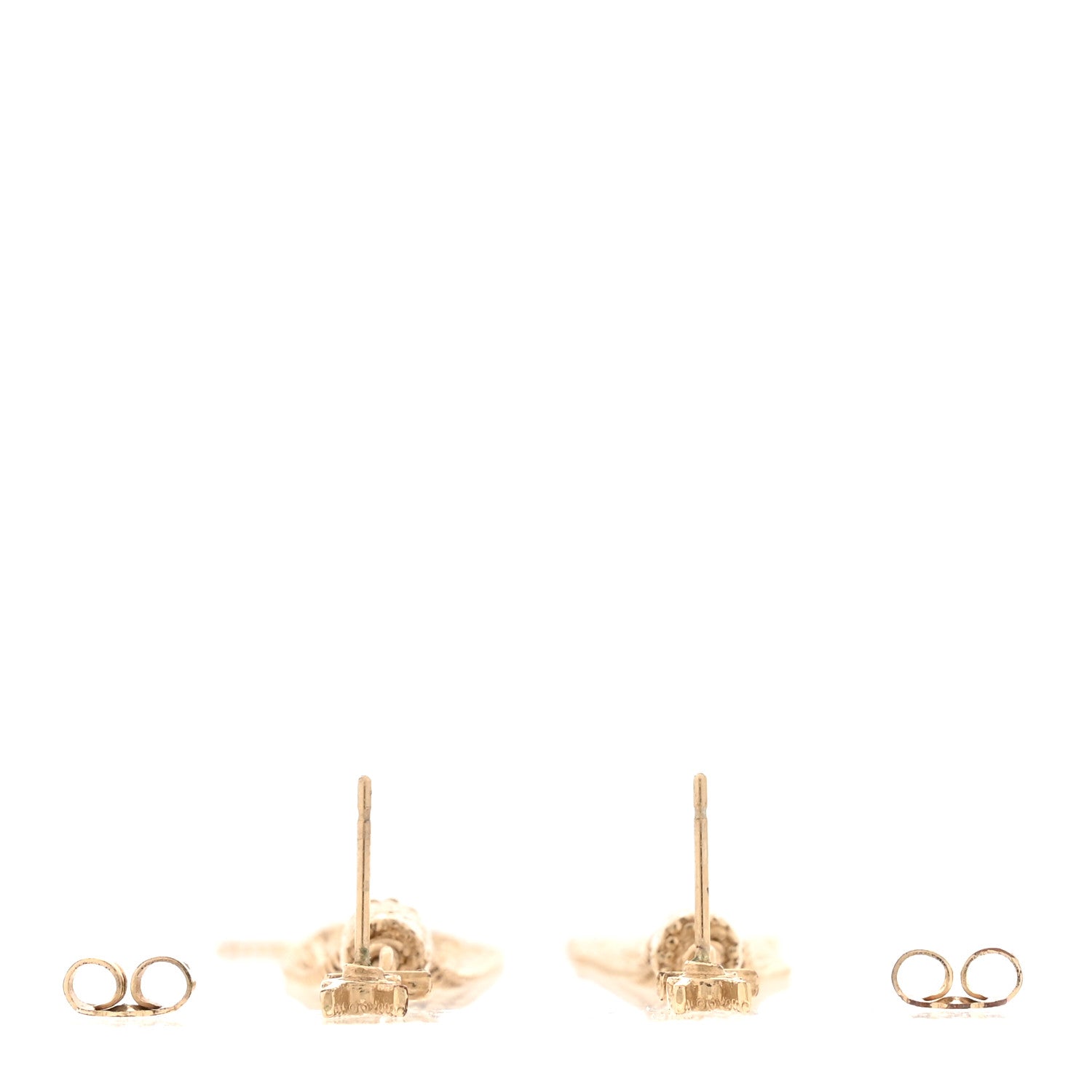 Saint Laurent Metal Monogram Loulou Tassel Earrings Gold 3 of 3