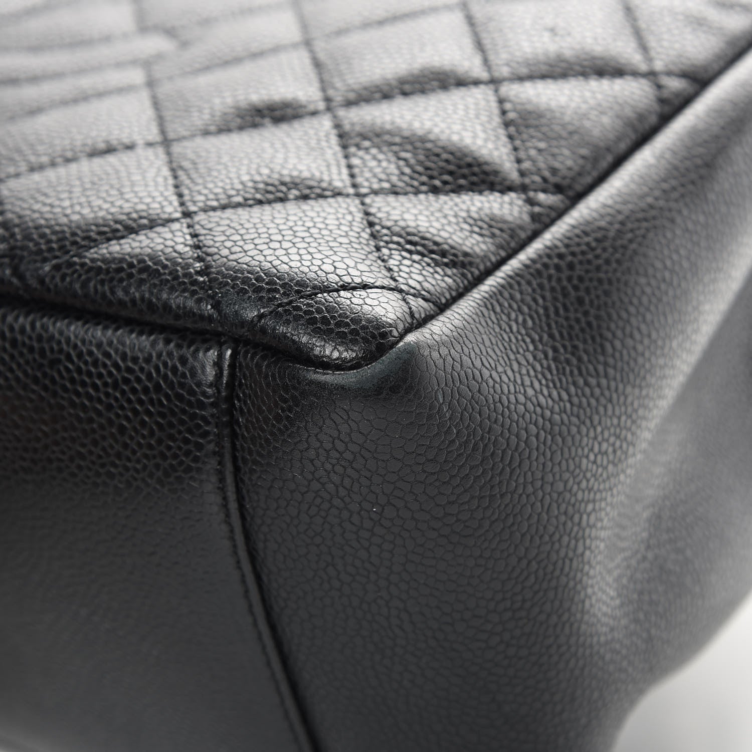 Chanel Caviar Quilted Grand Shopping Tote GST Black 10 of 14