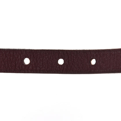 Hermes Swift Behapi Double Tour Bracelet T2 Gris Asphalte Bordeaux 5 of 7