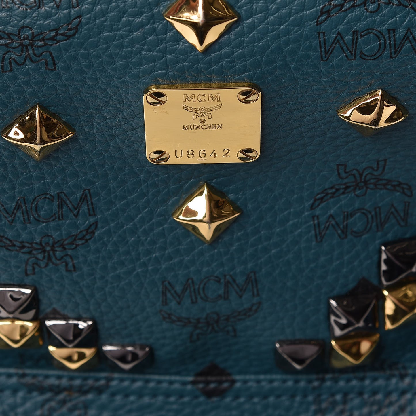 Visetos Studded Small Stark M Backpack Teal