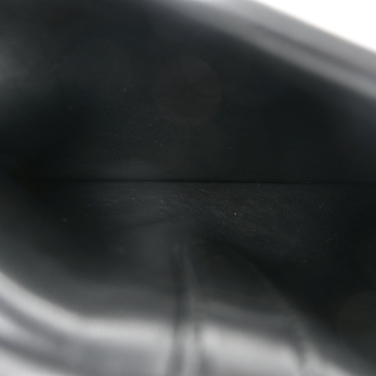 Vitello Soft Chain Flap Bag Black