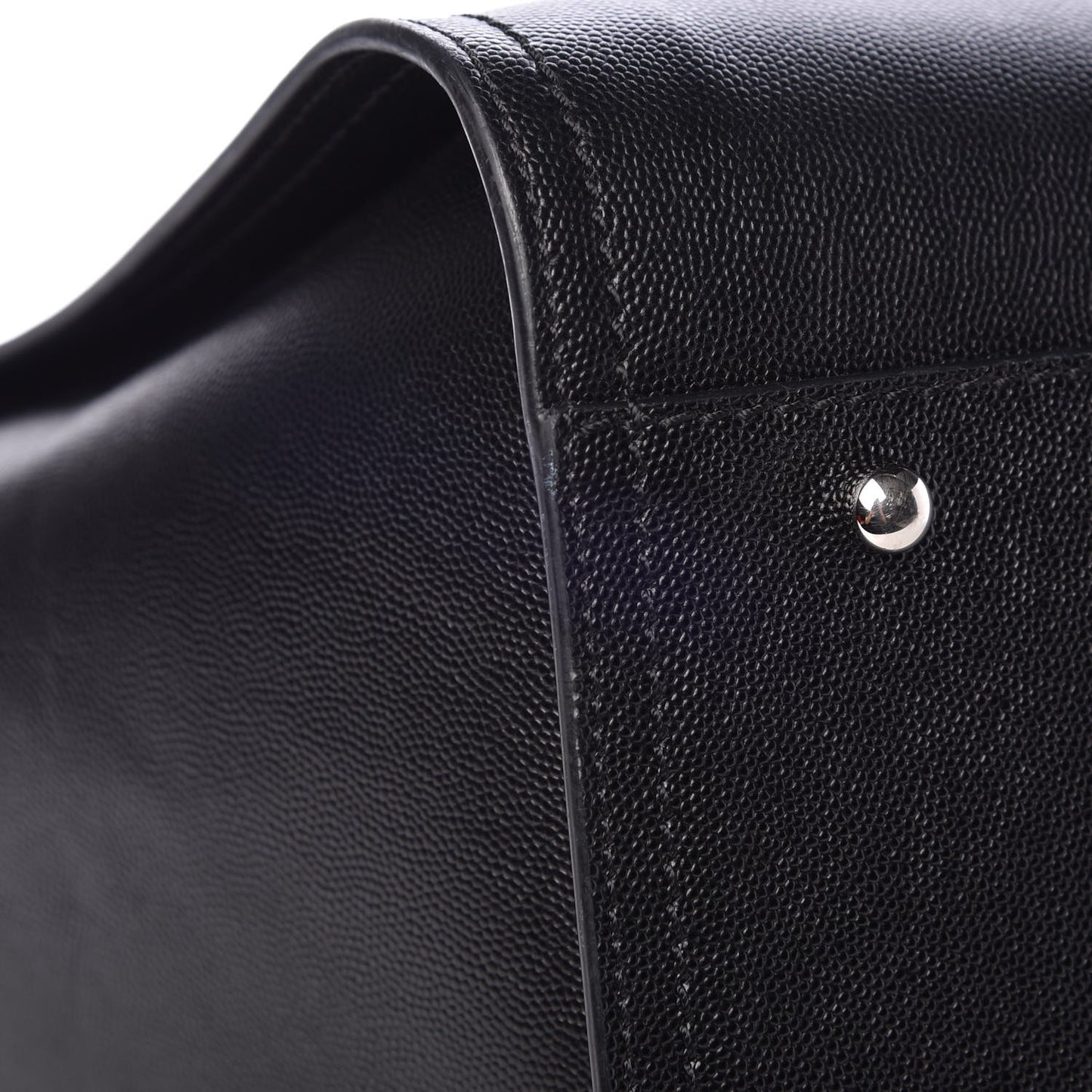 Caviar Extra Large Studded Deauville Tote Black