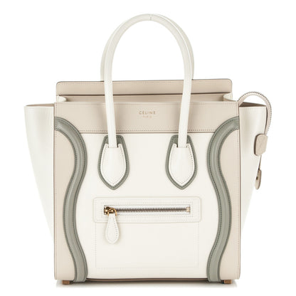 Celine Shiny Smooth Calfskin Micro Tri-Color Luggage Natural 1 of 6