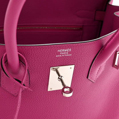Hermes Togo Birkin 30 Rose Pourpre 6 of 12