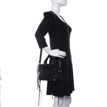 Balenciaga Agneau Giant 12 Silver Hardware Mini Mute City Black 2 of 8