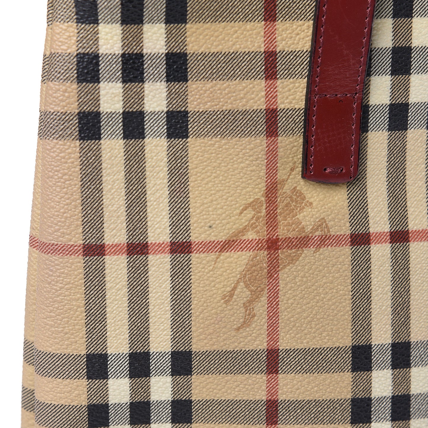 Haymarket Check Small Tote Red