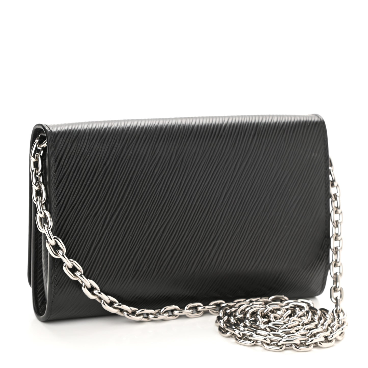 Epi Twist Chain Wallet Black