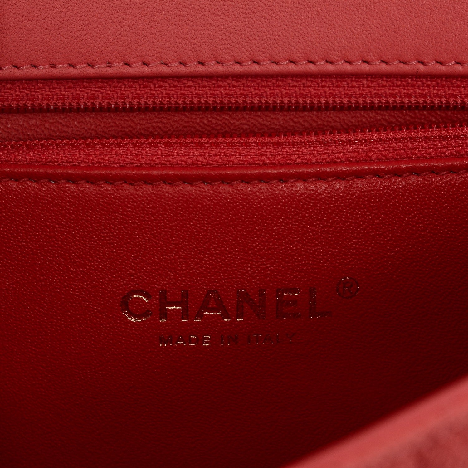 Chanel Caviar Quilted Small CC Filigree Flap Coral 6 of 7