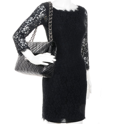 Chanel Lambskin Maxi Single Flap Black 2 of 9