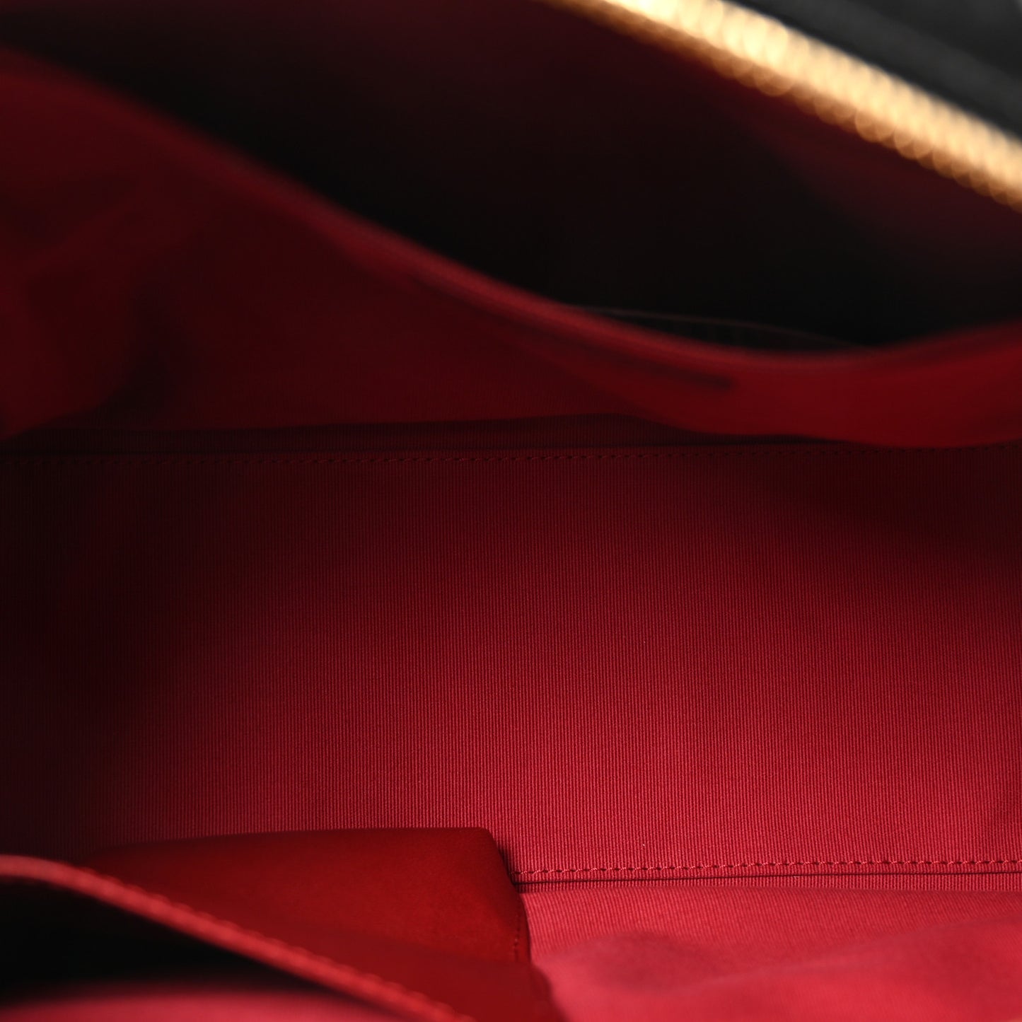 Shiny Crumpled Calfskin Quilted Large Bowling Bag Black