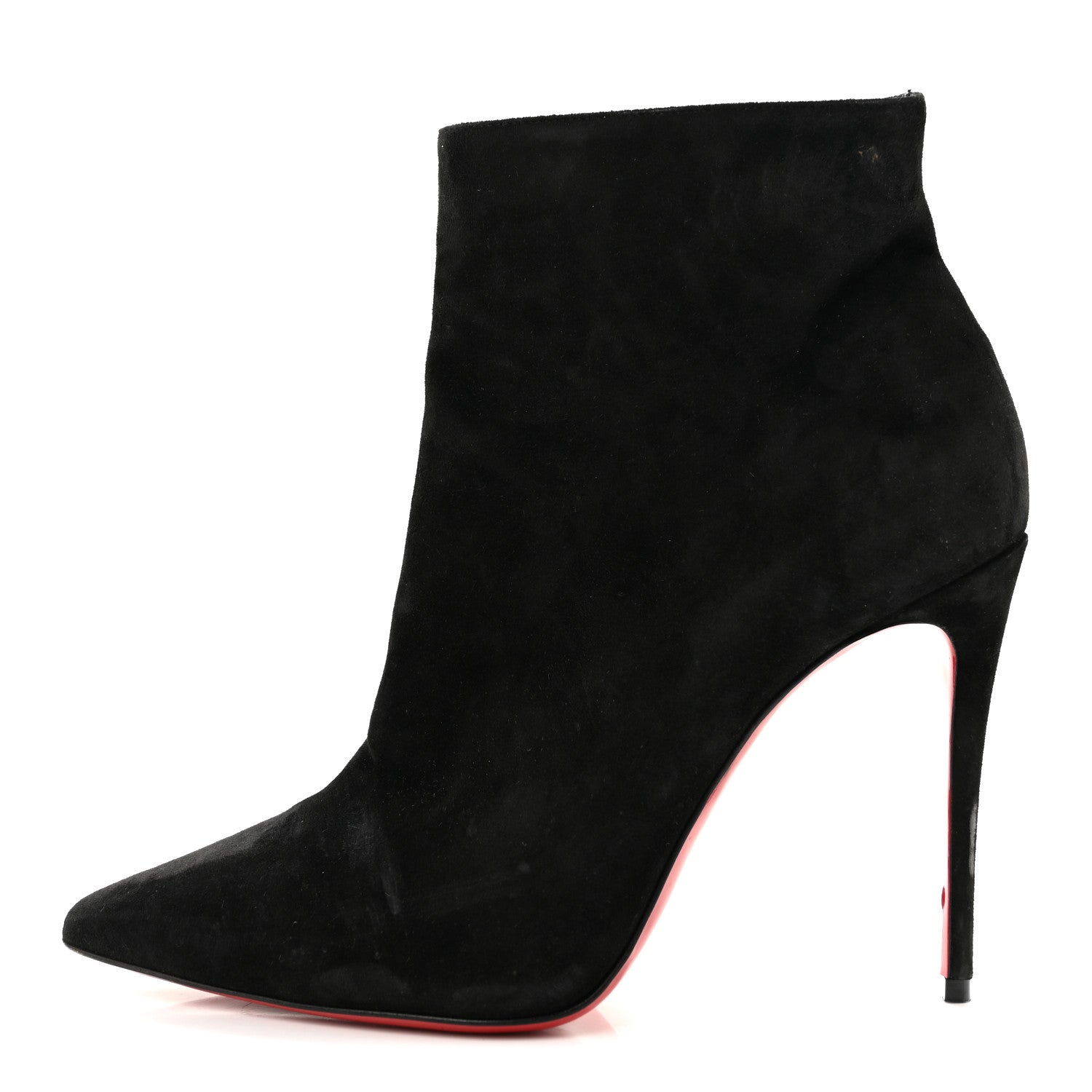 Christian Louboutin Suede So Kate Booty 100 Ankle Boots 37.5 Black 1 of 10