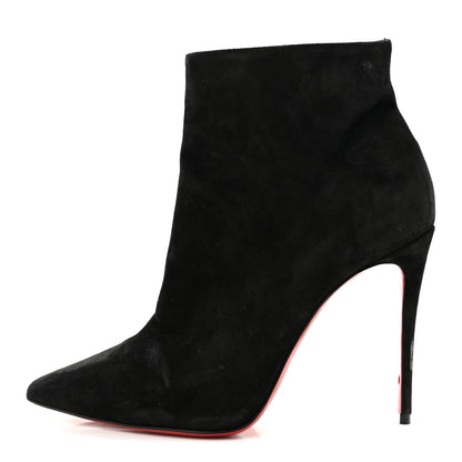 Christian Louboutin Suede So Kate Booty 100 Ankle Boots 37.5 Black 1 of 10