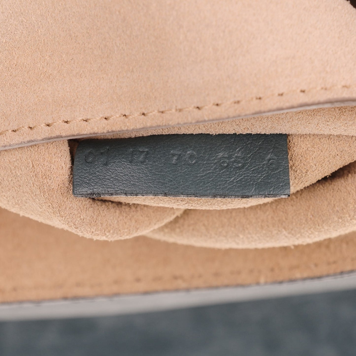 Suede Smooth Calfskin Drew Shoulder Bag Cloudy Blue