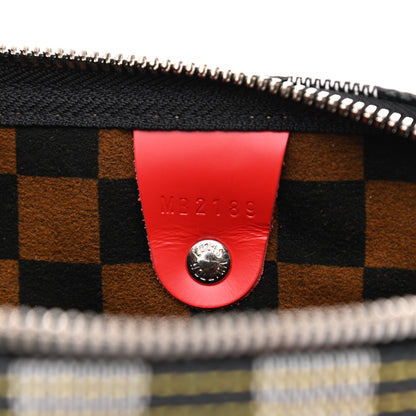 Louis Vuitton Damier Speedy Bandouliere 30 Black White 12 of 19