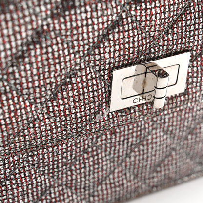 Chanel Crystal Quilted Mademoiselle Reissue 2.55 Flap Silver 13 of 14