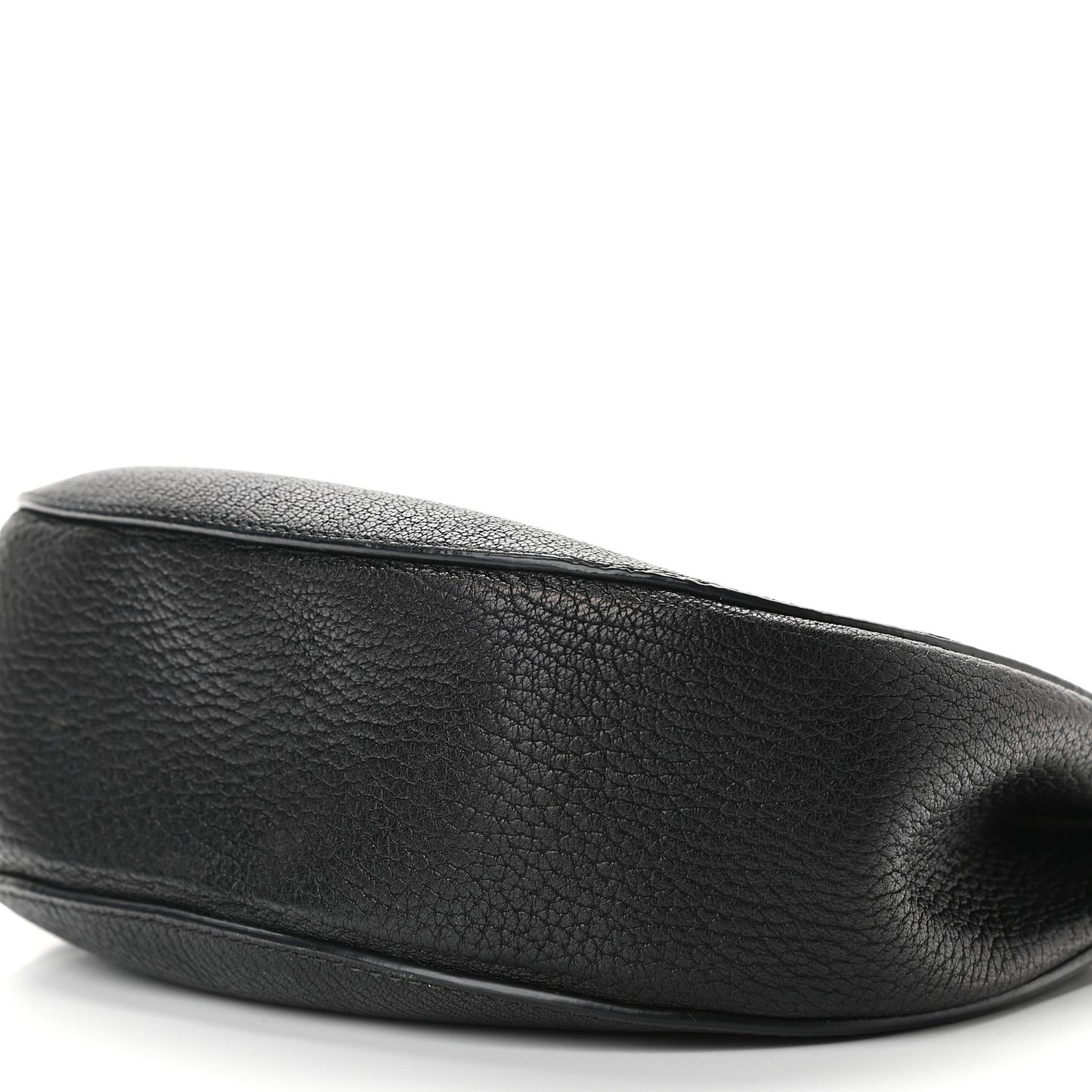 Grained Lambskin Drew Shoulder Bag Black