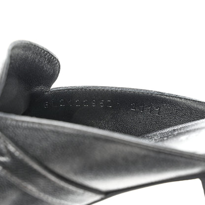 Hermes Goatskin Oz Mules 38 Black 6 of 10