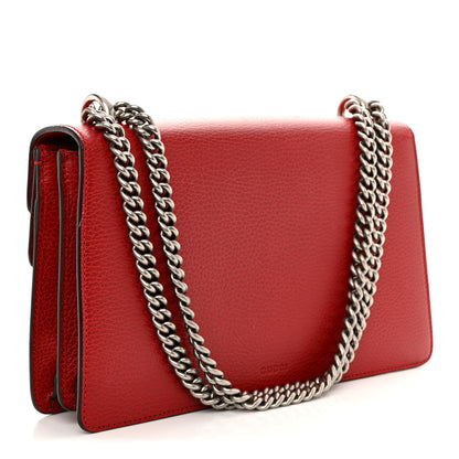 Gucci Dollar Calfskin Swarovski Crystal Small Dionysus Shoulder Bag Hibiscus Red 3 of 16