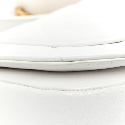 Chanel Calfskin Quilted Moon Messenger White 11 of 12